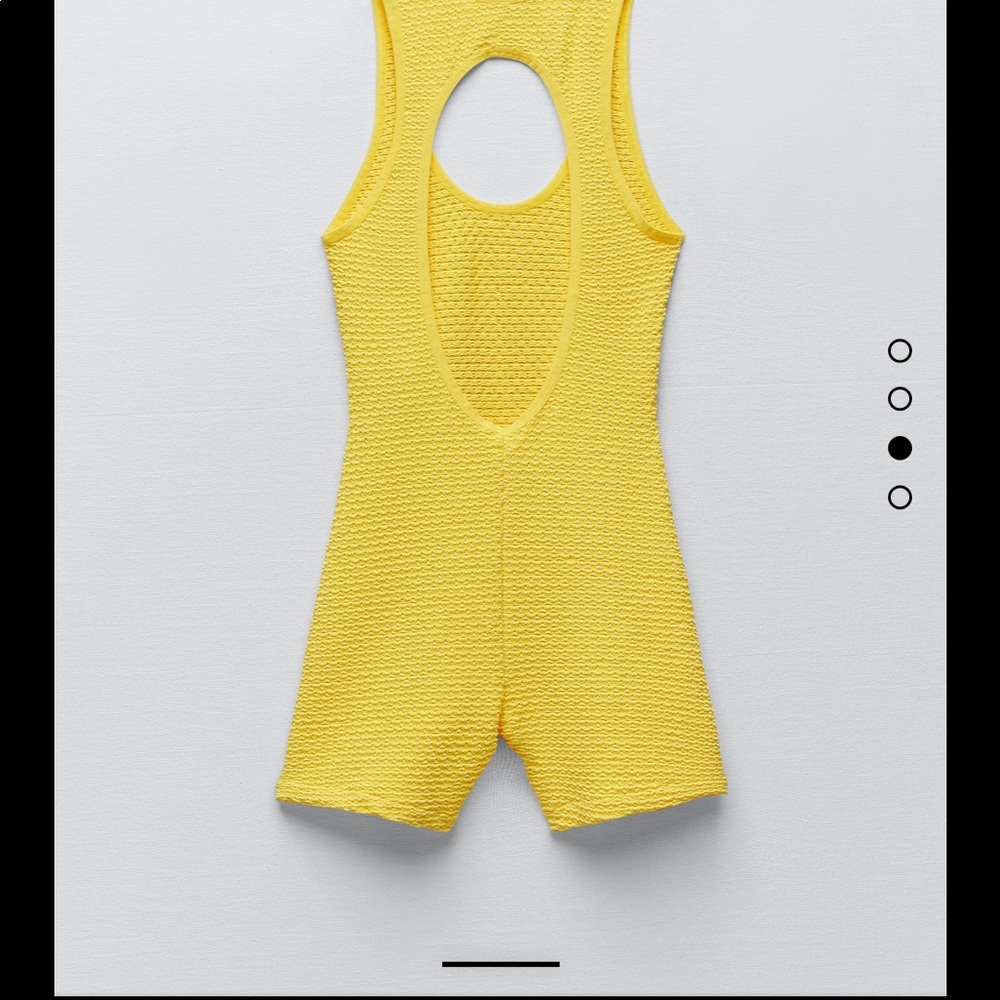 Zara yellow play suit/romper!